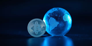 Kryptowährung als Bestandteil des breiteren globalen Finanzmarkts dargestellt