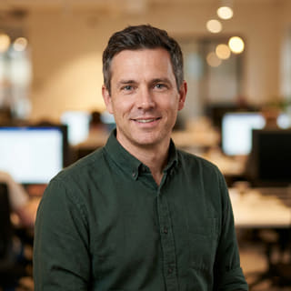 Daniel Carter, als Chief Technology Officer bei Blank Wertungsheit aufgeführt, auf einem Profilbild